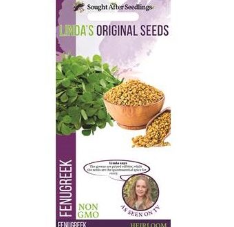 Seeds - Lindas Original - Fenugreek - Average  30 seeds