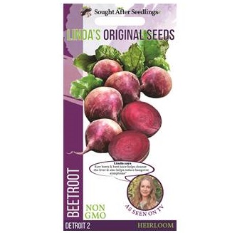 Seeds - Lindas Original - Beetroot Detroit 2 - Average 150 seeds