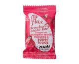 Rush Flik Flax strawberry and cacao bar 25g