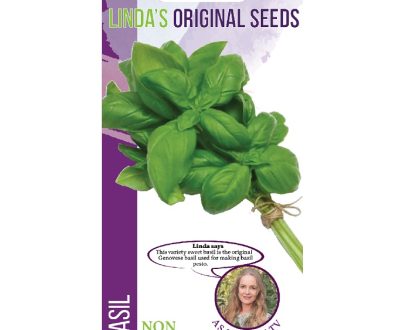 Seeds - Lindas Original - Sweet Basil Classic - Average 300 seeds