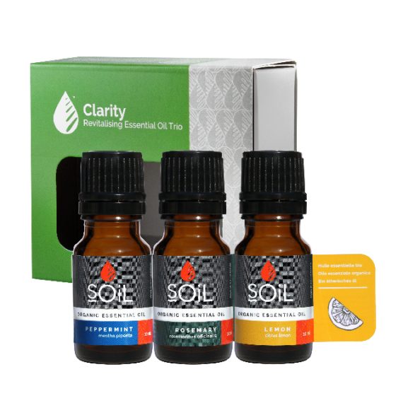 Soil Organic Trio of essential oils - Clairty