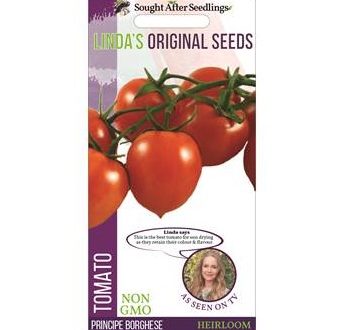 Seeds - Lindas Original - Tomato Principe Borghese - Average contents 30 seeds