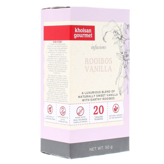 Tea Rooibos and Vanilla infusion (20 bags)