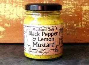 Mustard Black Pepper and Lemon 130g