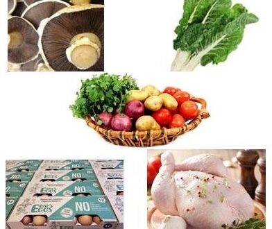 A Farmers Combo (chicken, veg, Eddies eggs and herbs)