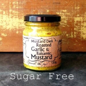 Mustard - Sugar Free Roasted Garlic and Balsamic 130g