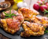 Chicken thighs (skin on) 650-699g N
