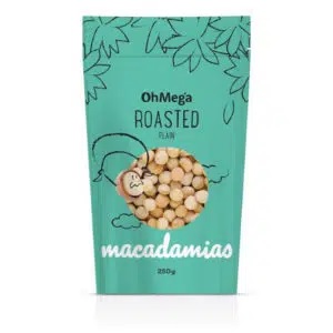 Macadamia nuts roasted Oh Mega 250g