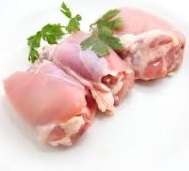 Chicken thighs de-boned and skinless (4) 550-599g N