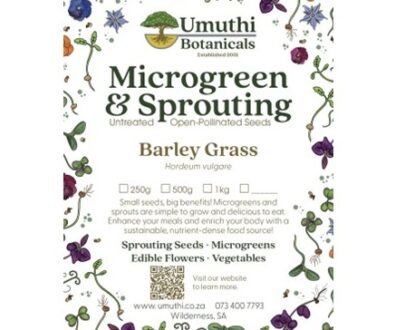Microgreen and Sprouting Seeds Barley Grass 100g UB
