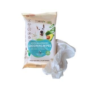 Pannatural Pets Grooming Wet Wipes (Hypo-Allergen) 40 wipes