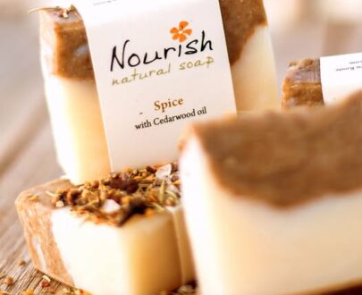 Nourish Spice Soap with Sandalwood and Orange 100g