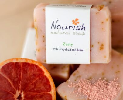 Nourish Zesty Soap with Grapefruit 100g