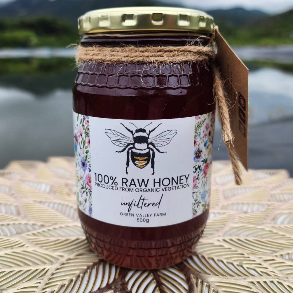 Honey 100% Raw Unfiltered "Fudgy"  500g